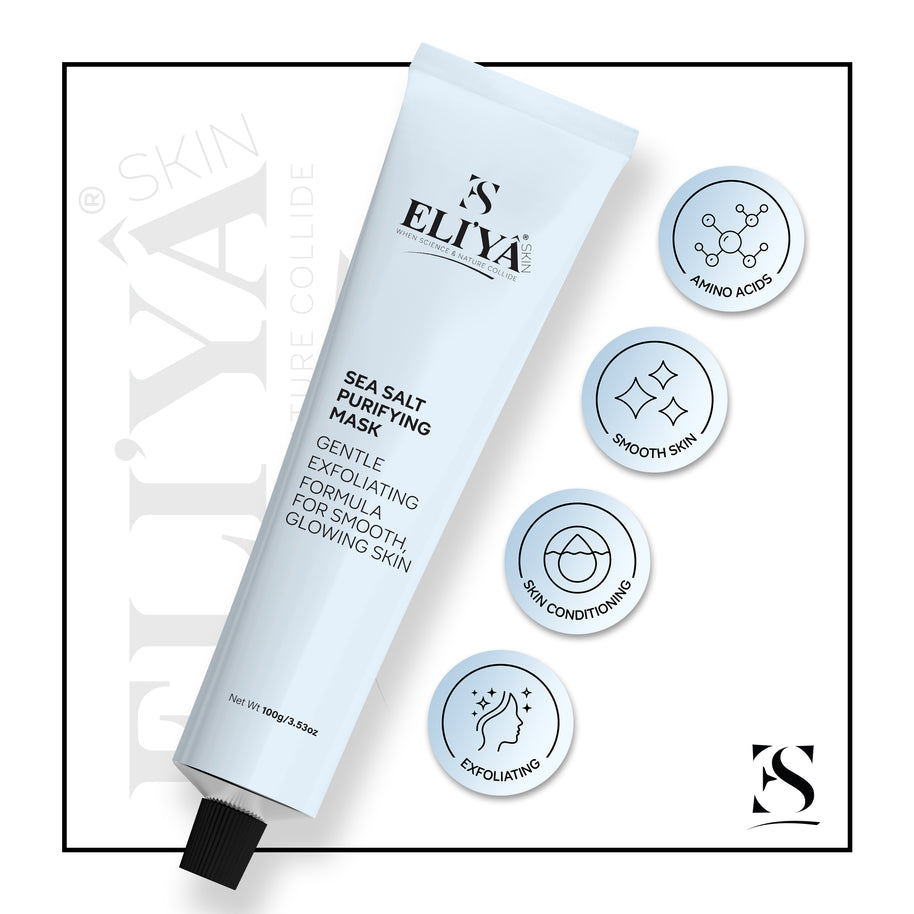 Sea Salt Purifying Mask - Gentle Exfoliating Formula for Smooth, Glowing Skin