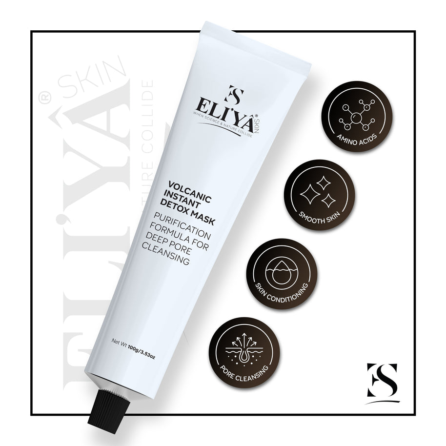 Volcanic Instant Detox Mask - Purification Formula for Deep Pore Cleansing