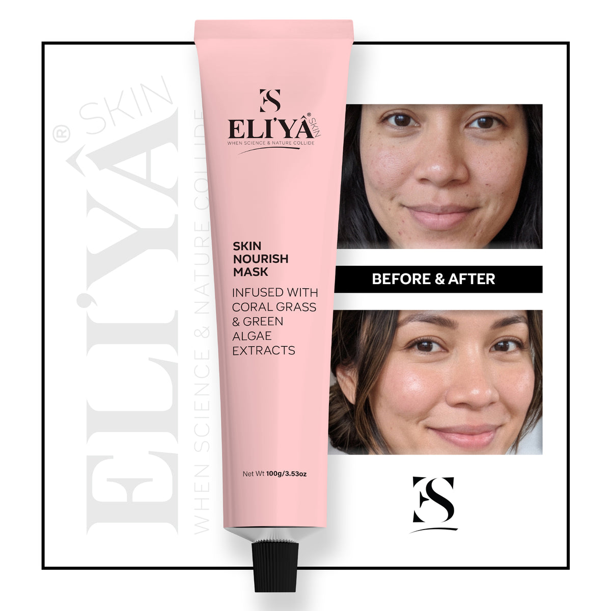 Skin Nourish Mask - Infused with Coral Grass & Green Algae Extracts